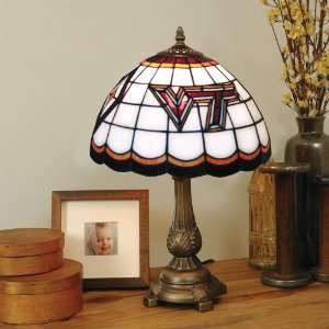  Virginia Tech University Stained Glass Table Lamp