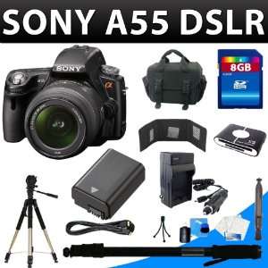  Sony Alpha A55 SLT A55 Digital Camera w/ SAL1855 18 55mm f 