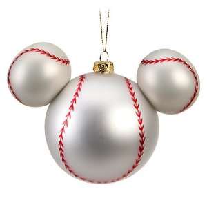  Disney World Mickey Mouse Icon Head Baseball Ornament Christmas 