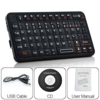Compact Mini Bluetooth Keyboard for iPhone,Android, PS3  