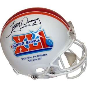  Tony Dungy Autographed SB XLI Full Size Helmet Sports 