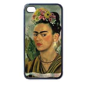  Kahlo Frida Self Portrait 4/4s Seamless Case (Black 