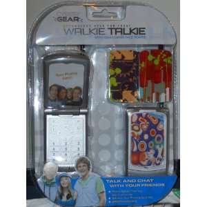  Flip Phone Walkie Talkies   Silver Toys & Games