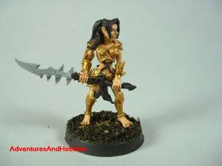 Female  Warrior Pole Arm Painted Reaper Fantasy 25mm Miniature D 