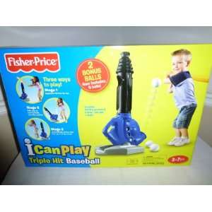  Fisher Price Triple Hit Baseball BONUS SET Toys & Games