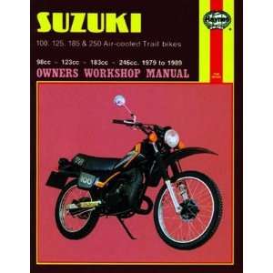    Haynes Manual Suzuki 100 125 185 250 Trail bikes 79 89 Automotive