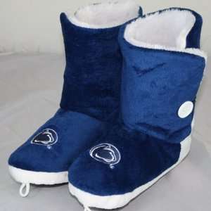   Lions Womens Team Color Button Boot Slippers