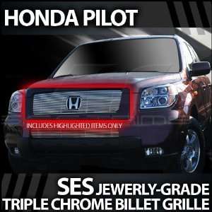  2006 2008 Honda Pilot SES Chrome Billet Grille (top 