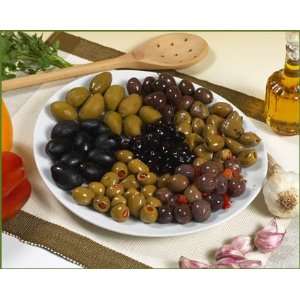 Mediterranean Olive Mix in Oil   Sold by the Pound  