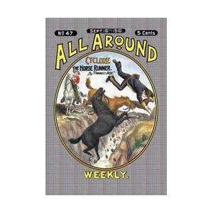   Around Weekly Cyclone The Horse Runner 20x30 poster