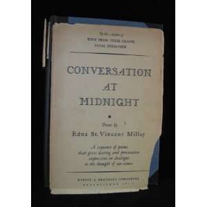  Conversation at Midnight Edna St. Vincent Millay Books