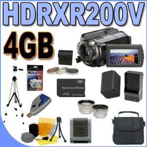  Sony HDR XR200V 120GB HDD High Definition Camcorder w/15x 