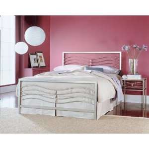  Fashion Bed Group B11413 Malibu Kids Bed, Iced Silver 