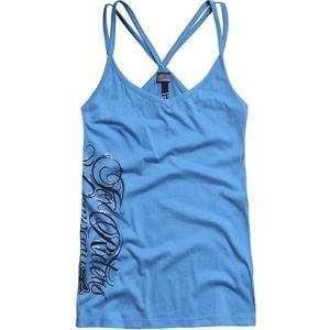   Fox Racing Womens Gimmie Da Light Cami   Small/Maui Blue Automotive