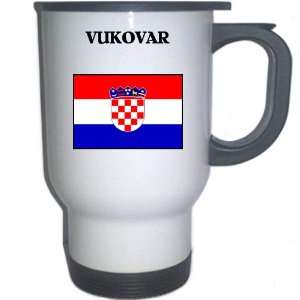  Croatia/Hrvatska   VUKOVAR White Stainless Steel Mug 