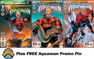 piece set. Emperor Aquaman #1, #2 and #3 complete set PLUS free 