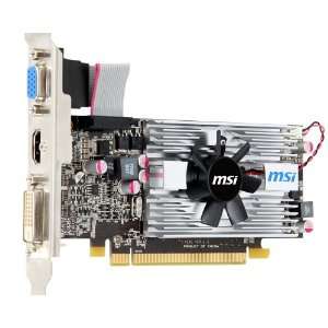  MSI AMD Radeon R6570 MD1G/LP Video Card   Silver/black 