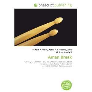  Amen Break (9786134034579) Books