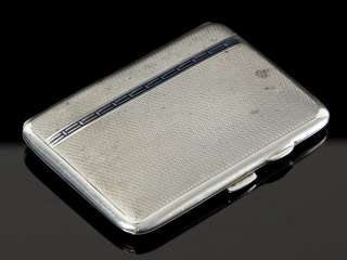 Sterling Silver Cigarette Case, Birmingham 1933  