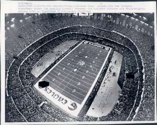 1981 Super Bowl XV Overhead View Laser Photo  
