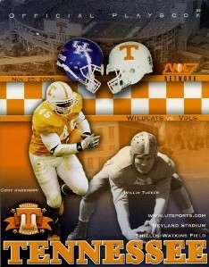 2006 Tennessee vs Kentucky Football Game Program  