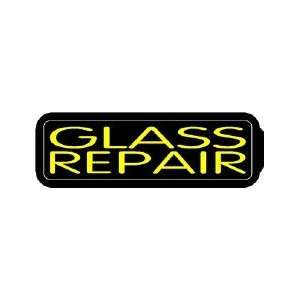 Glass Repair Backlit Sign 5 x 18