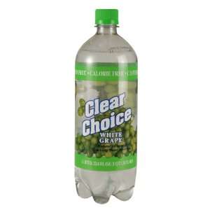 Clear Choice White Grape Sparkling Water Grocery & Gourmet Food