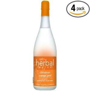 Ayalas Herbal Water Sparkling Water   Cinnamon Orange Peel, 25 Ounce 