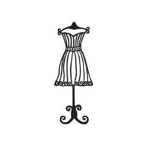  Prima   Donna Downey Collection   Foam Stamps   Dress Form 