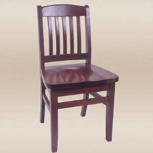   Seating Hawthorne Slat Back Chair with Wood Seat 2101