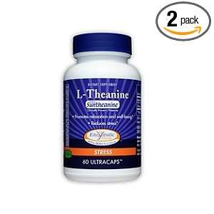  L theanine   60 Capsules (Pack of 2) Health & Personal 