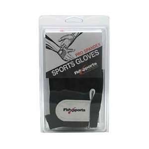   , Pro Spandex Sports Gloves Black/White X Small XS 