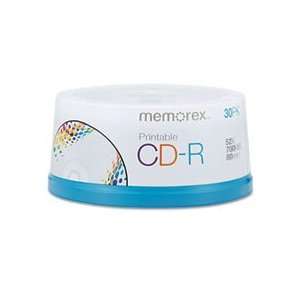  MEM04725 Memorex® DISC,CDR,30PR,52X,WE Electronics