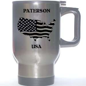  US Flag   Paterson, New Jersey (NJ) Stainless Steel Mug 