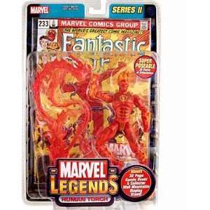   Series 2  Human Torch (4 on Chest) action figure Toys & Games