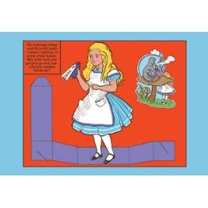  Alice in Wonderland Drink Me 28x42 Giclee on Canvas