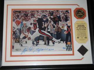 Walter Payton Highland Mint Auto Game Used, Rookie and more  