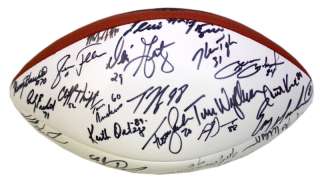  CHICAGO BEARS SUPER BOWL CHAMPS SIGNED BY 35+ FOOTBALL JSA w/ WALTER 