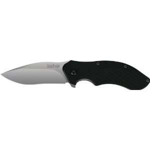 Kershaw Clash Assisted 3 Bead Blast Combo Blade, Polyimide Handles