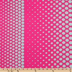 45 Wide Bell Bottom Amy Dot Stripe Fuchsia Fabric By The 