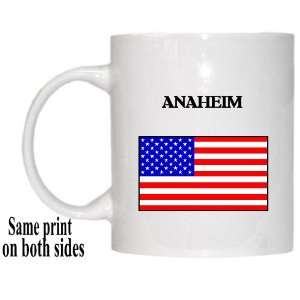  US Flag   Anaheim, California (CA) Mug 