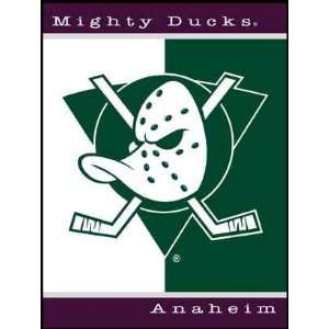  Anaheim Mighty Ducks All Star Collection Blanket 60 x 80 