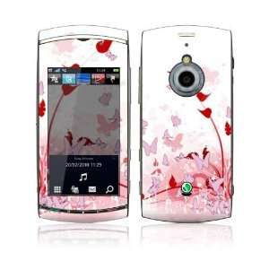 Sony Ericsson Vivaz Pro Skin Decal Sticker   Pink Butterfly Fantasy