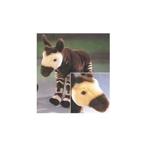    15 Inch Lifelike Standing Stuffed Okapi By SOS Toys & Games