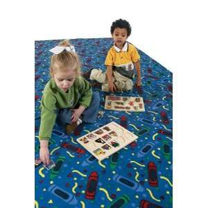Flagship Carpets SCRI1208 12 x 8ft Scribbles Educational Rug