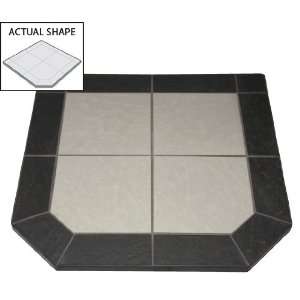  40 x 40 Corner Hearth Board from the Two Tone Collection 