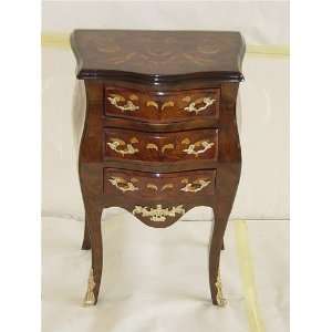  Antique Furniture Marquetry Louis xv Style Commode (Table 