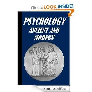 Psychology, Ancient and Modern George Sidney Brett  