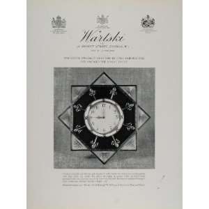  1956 Ad Wartski Carl Faberge Royal Yacht Clock Perchin 