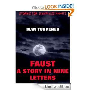 Faust   A Story In Nine Letters Ivan Turgenev  Kindle 